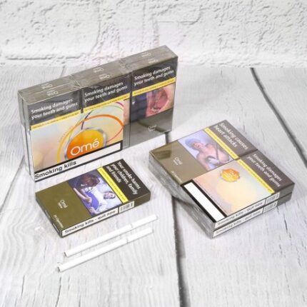 Buy Omé 200 Yellow Slims Cigarettes UK