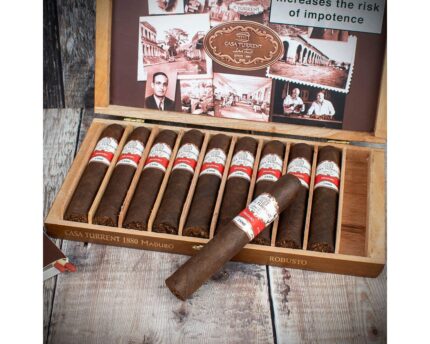 Buy Casa Turrent 1880 Maduro Series - Robusto Box 10 UK